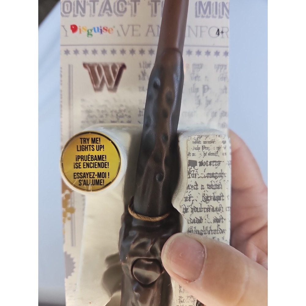 Disguise Harry Potter Light Up Deluxe Wand Accessory Costume Movie cosplay - Picture 7 of 8